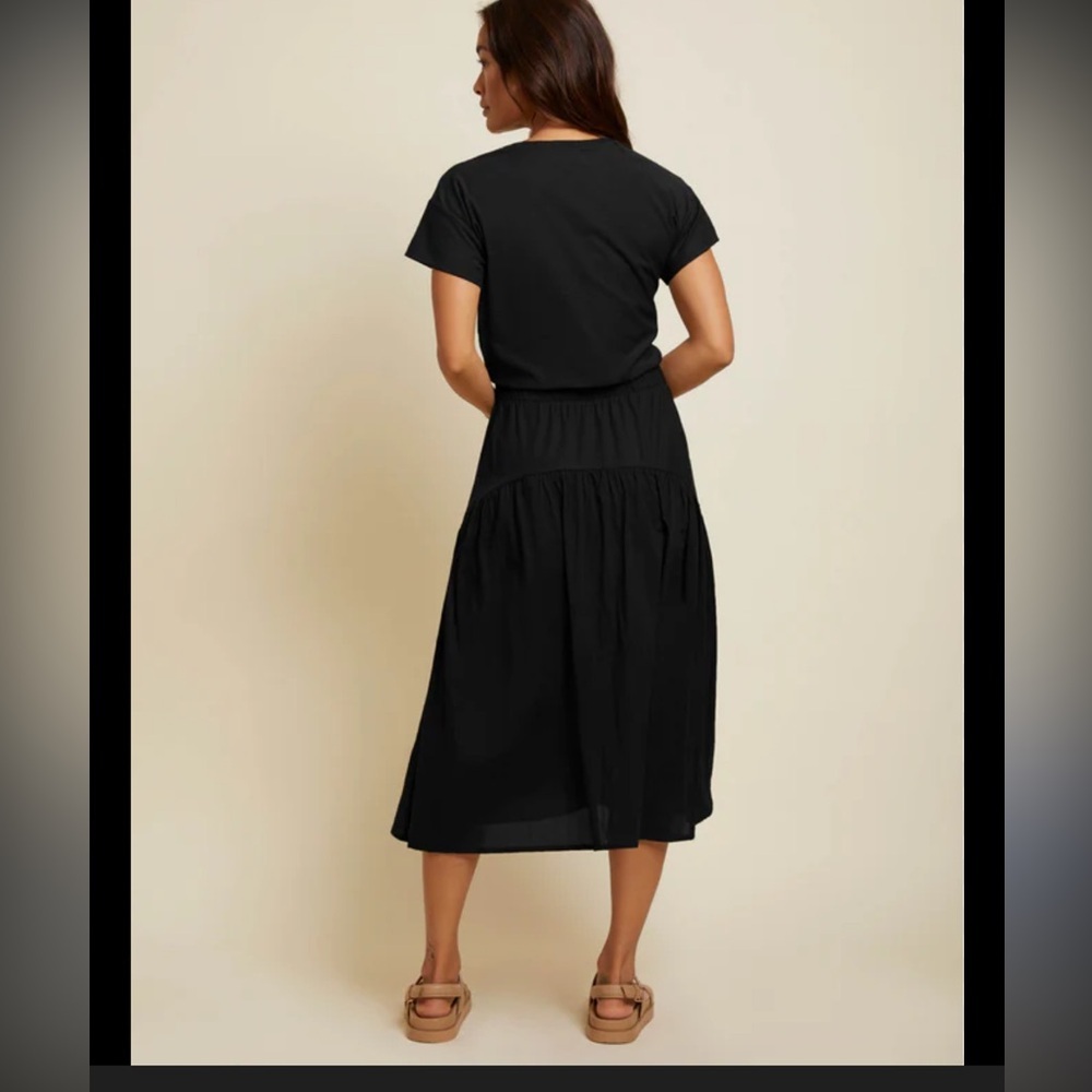 Nation LTD Azalia Dress Black Midi Dress - Picture 4 of 5